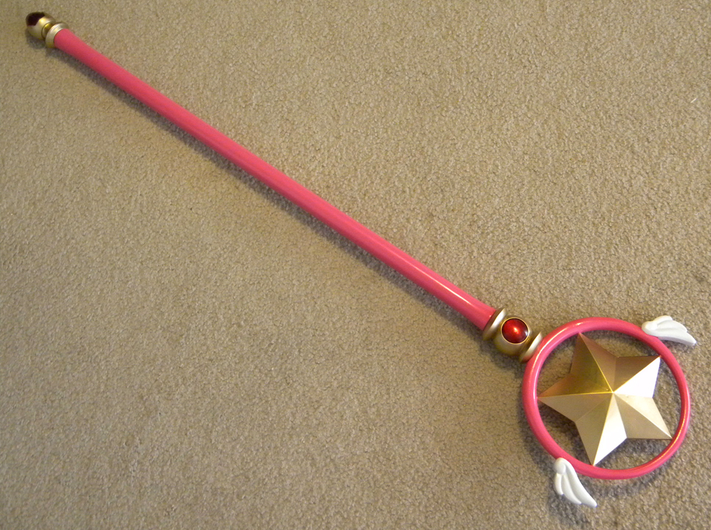 The final assembled star wand!