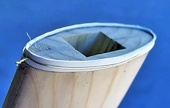I inset the butt of the stock to accept the butt plate. I used the stock to heat form the sides of the butt plate out of styrene.