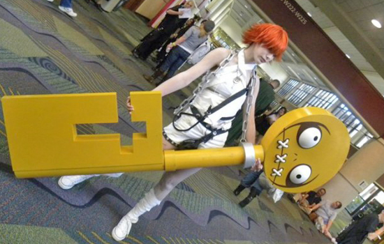  The client Bunnie-Fu with Paracelsus at MegaCon 2010 in Orlando. She’s 5’11” and is still dwarfed by this giant! 