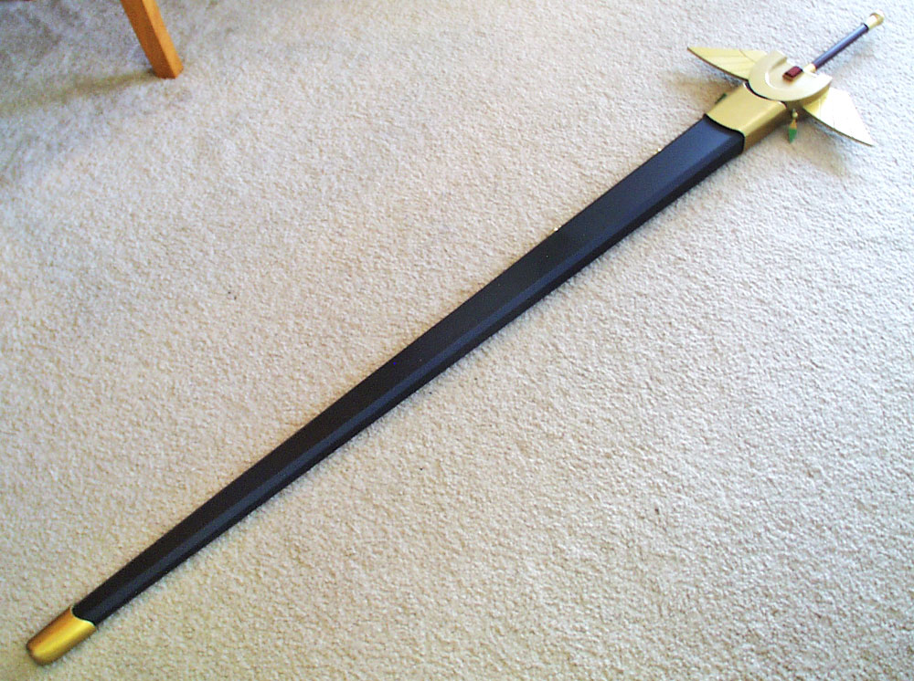  I also built a scabbard for the sword. 