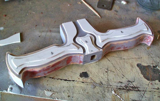 The second layer was added to both sides.