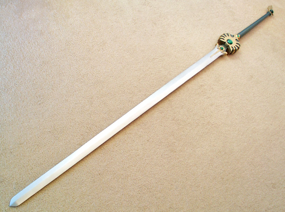 The whole sword. It measures 7 ft in total length!