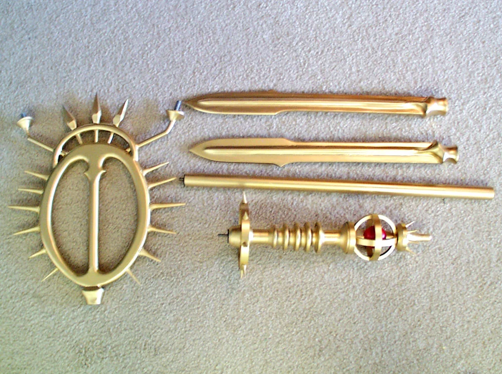 All the parts disassembled for easy transportation.