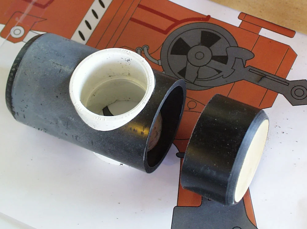I cut off the end cap and plugged it with MDF.