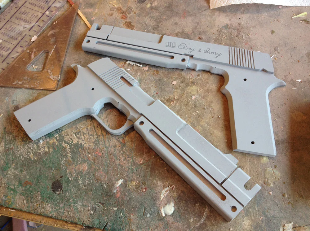 A coat of primer begins the long cleanup process.