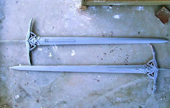 I mixed up a small amount of resin to glue the steel into the channel and then the two sides together.