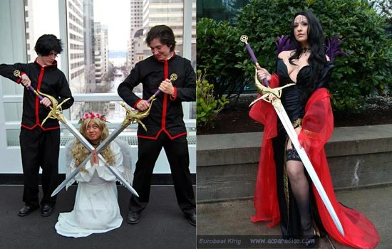 The swords in action at the 2008 SakuraCon in Seattle.