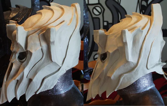 And finally the back piece that leads up to the back spike.