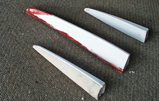 I made the spikes from styrene filled with resin
