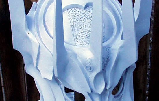 Detail shot of the top of the head.