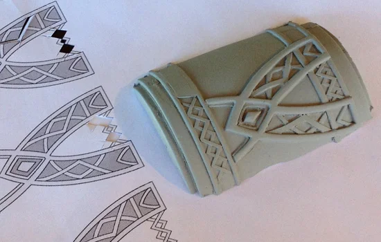 The final mid band pattern underway!