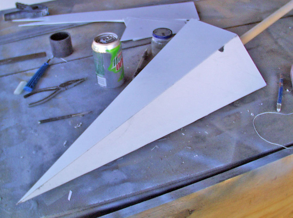 The final panel was glued in place.