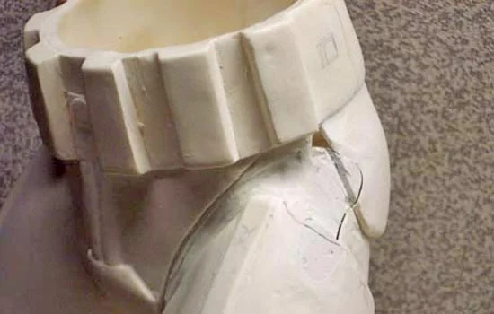 At the waist, I had to reshape the crotch and butt plate and decided to remove the blocks that hang from the belt as they were molded in place and should hang free.