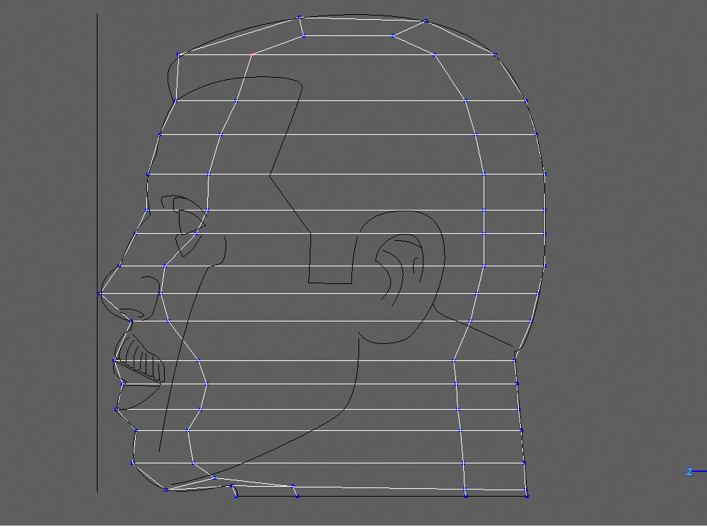  Now that I had a plan of attack, I pulled my plans into Strata 3D to use as a template for sculpting. 