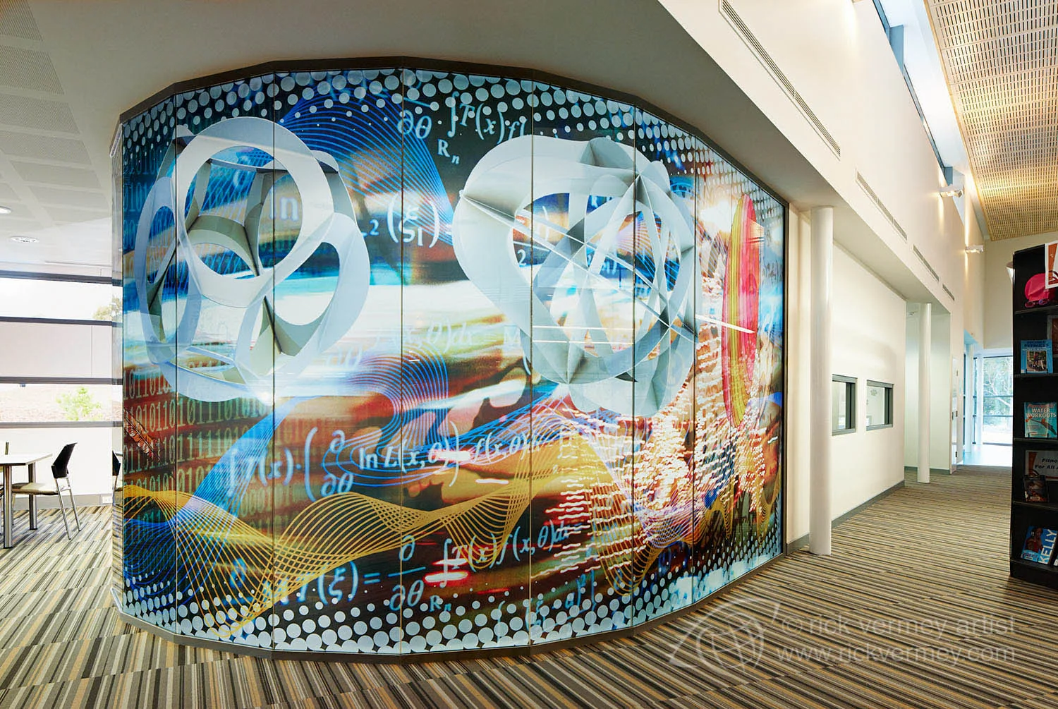 Wanneroo Library, Teen Lounge Screen. © Rick Vermey, 2009.