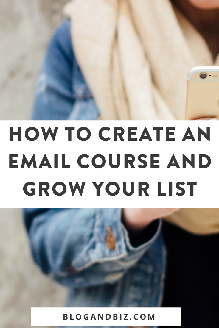 How to Create an Email Course and Grow Your List! These blog tips are great! Learn how to grow your email list with an email course! This is perfect for beginner bloggers! Click through to read the rest! #blogtips, #blogging, #blogandbiz, #emaillist