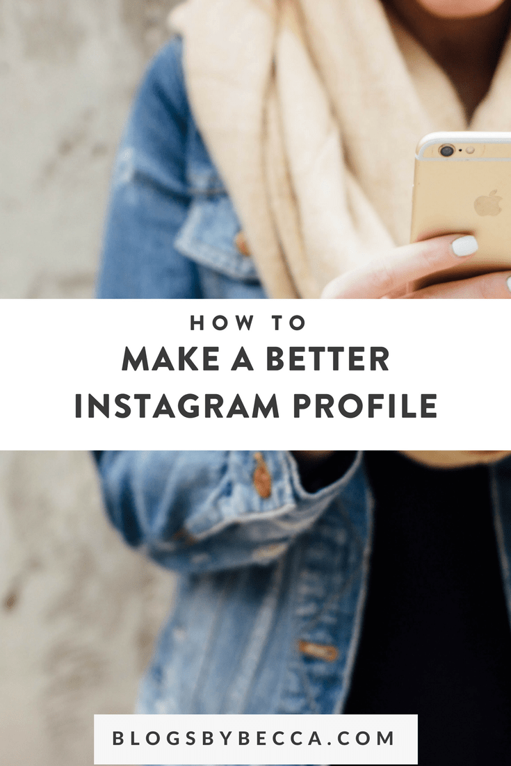 How to Make a Better Instagram Profile! Click to learn some Instagram tricks to make a better Instagram profile and get more followers! #instagram, #socialmedia, #blogging, #blogtips, #socialmediatips