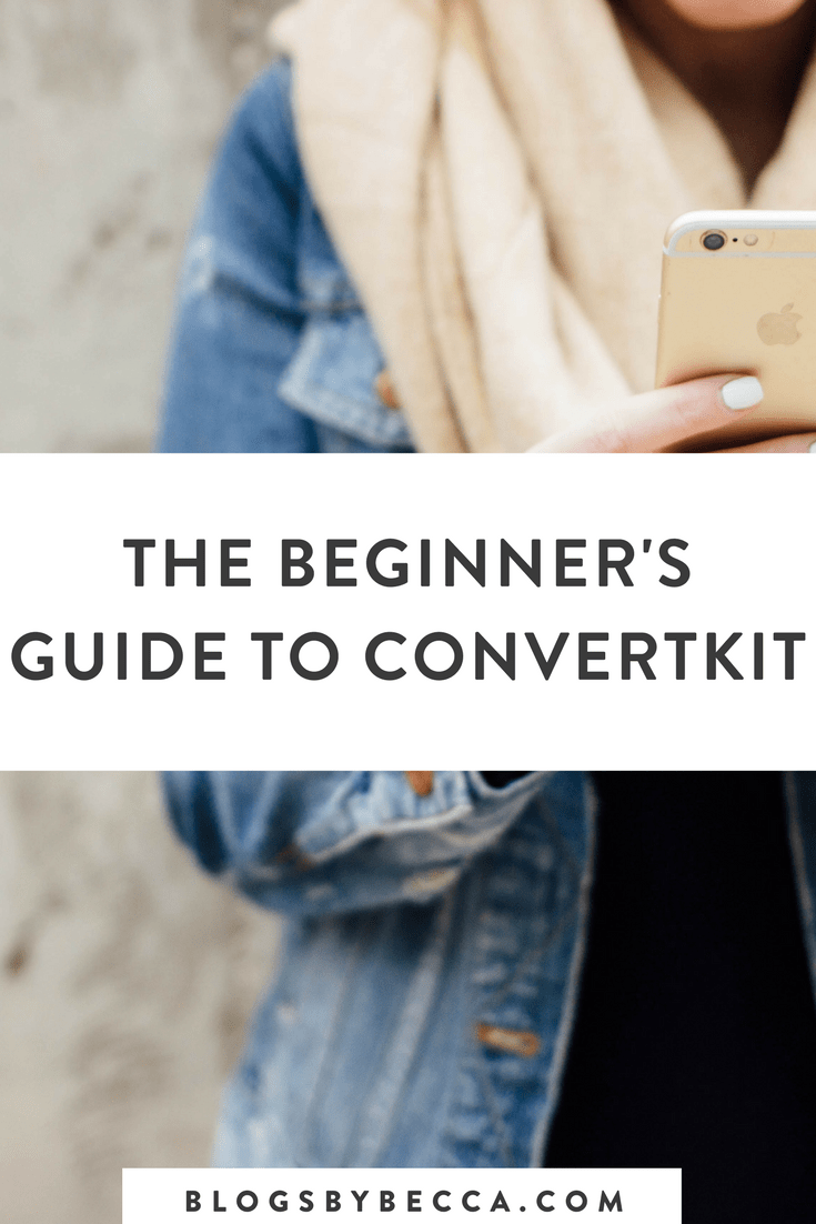 The Beginner's Guide to ConvertKit! This is how to use ConvertKit. Click to learn about all of the features that ConvertKit offers for bloggers. #blog, #blogging, #blogtips