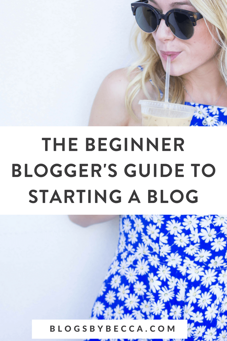 The Beginner Blogger's Guide to Starting a Blog! Click through to learn blogging tips, social media tips, and more for beginner bloggers! #blogging, #blogtips, #socialmedia, #beginnerblogger, #blogandbiz