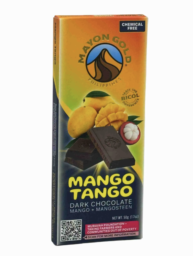 Mayon Gold Mango Tango (accidentally organic) Dark Chocolate