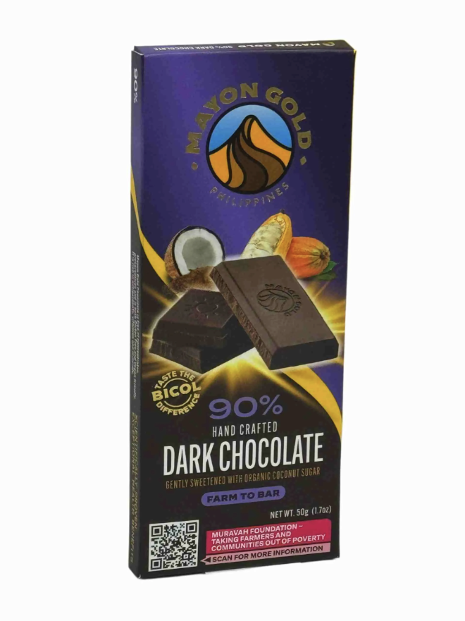 Mayon Gold 90% (accidentally organic) Dark Chocolate