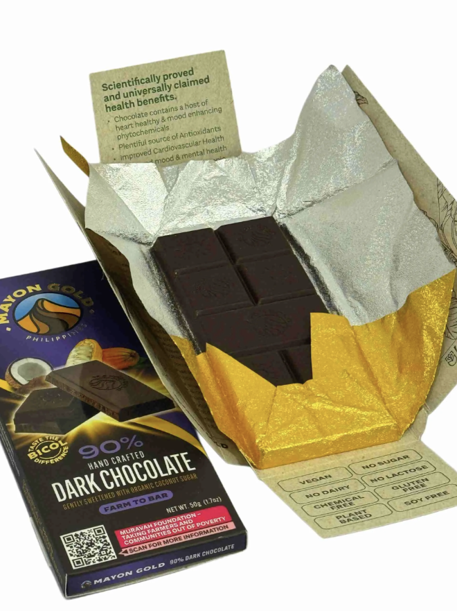 Mayon Gold 90% Dark Chocolate Bar.png