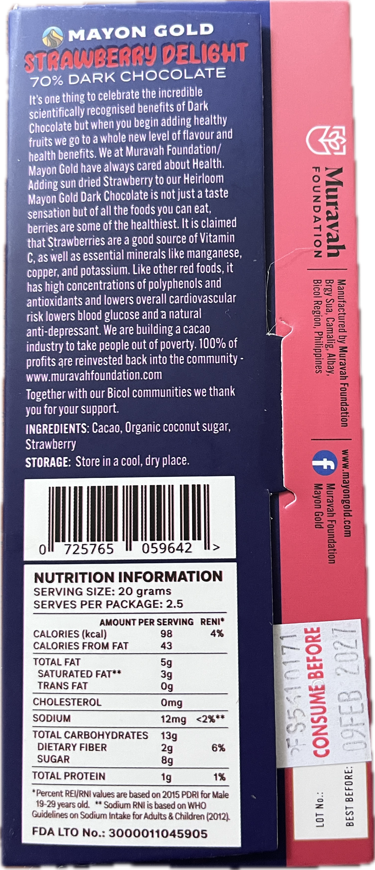 Strawberry 70% Dark Chocolate Back.PNG
