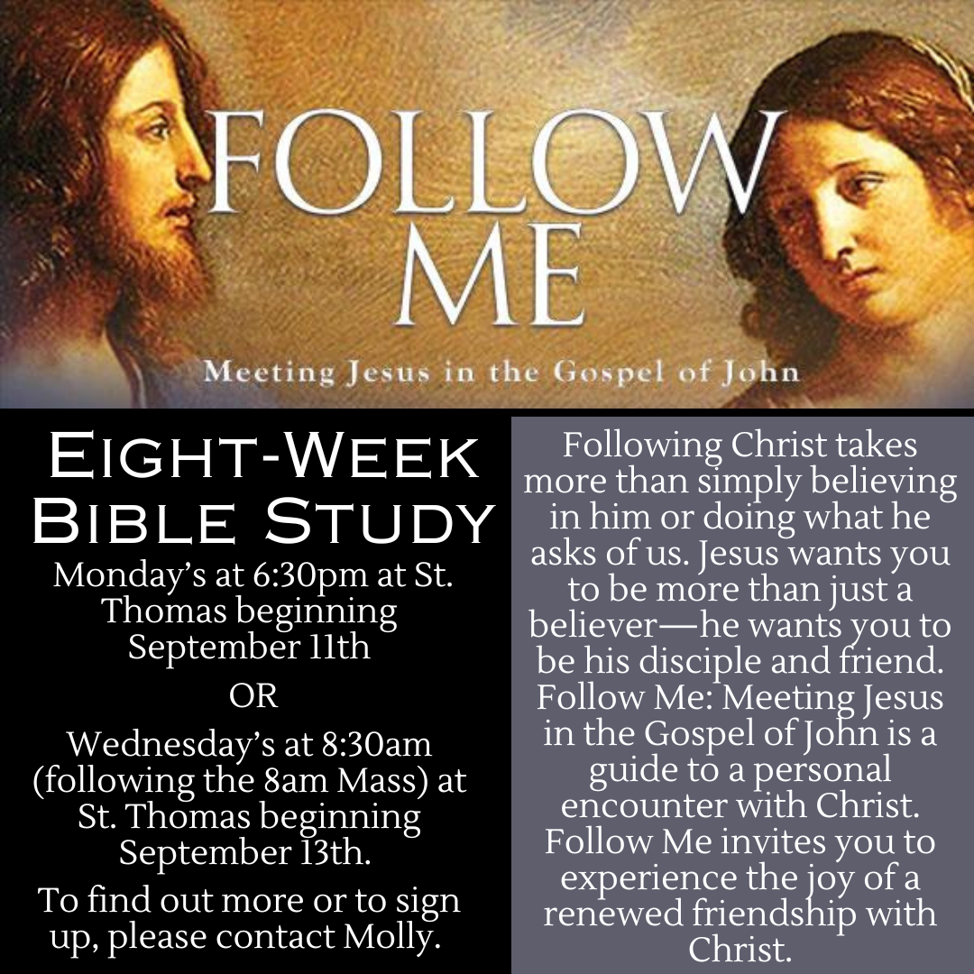 Follow Me: Meeting Jesus in the Gospel of John — Three Catholic Churches