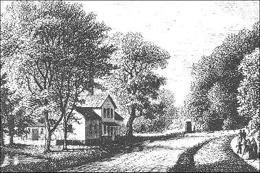 Det första badhuset, byggt 1856