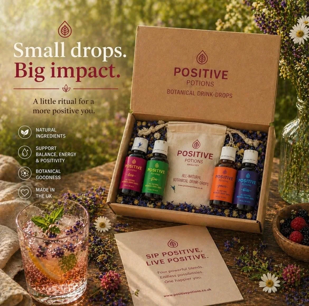 get yours @ positivepotions.co.uk

#thepowerofpositivedrinking #naturalwellness #herbalhealth #healthjourney