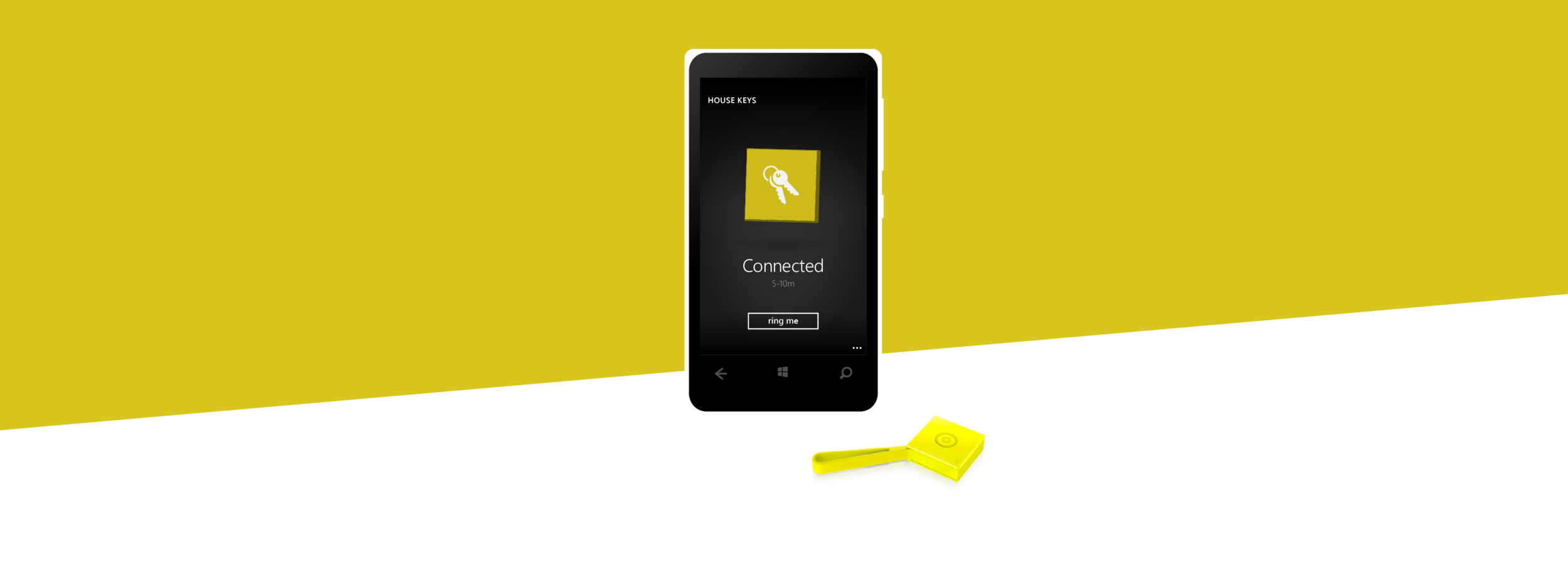 Research into how a bluetooth tracker could help people find their keys.