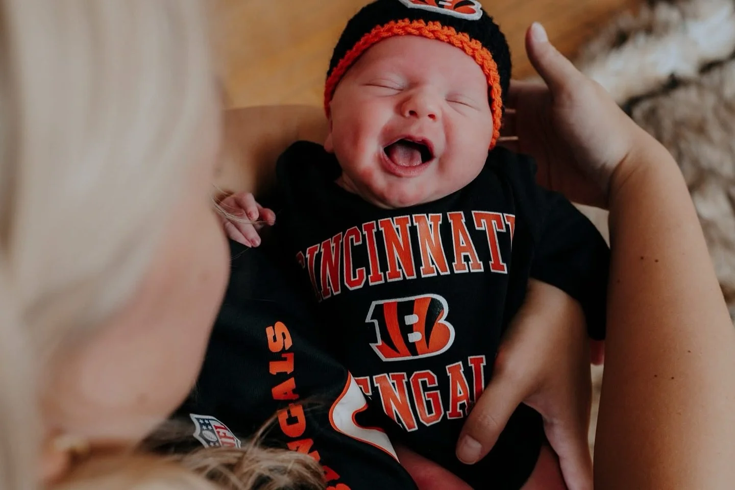 Who Dey! #cincinnati #cincinnatiphotographer #bengals #lifestyle #newborn