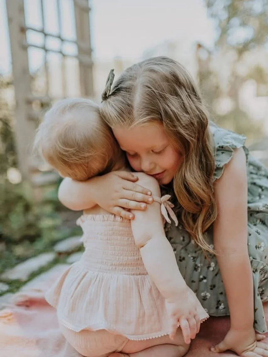 The biggest hug! #sisters #linkinbio