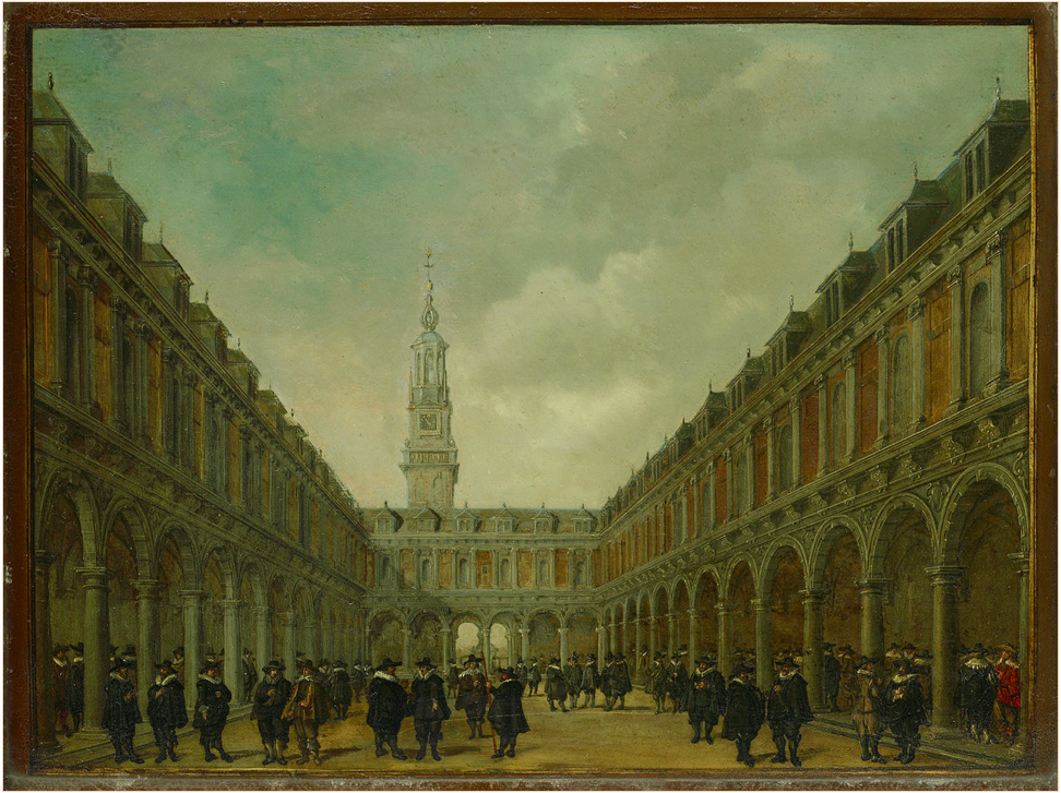 (The Amsterdam Courtyard which turned into a Stock Market)
