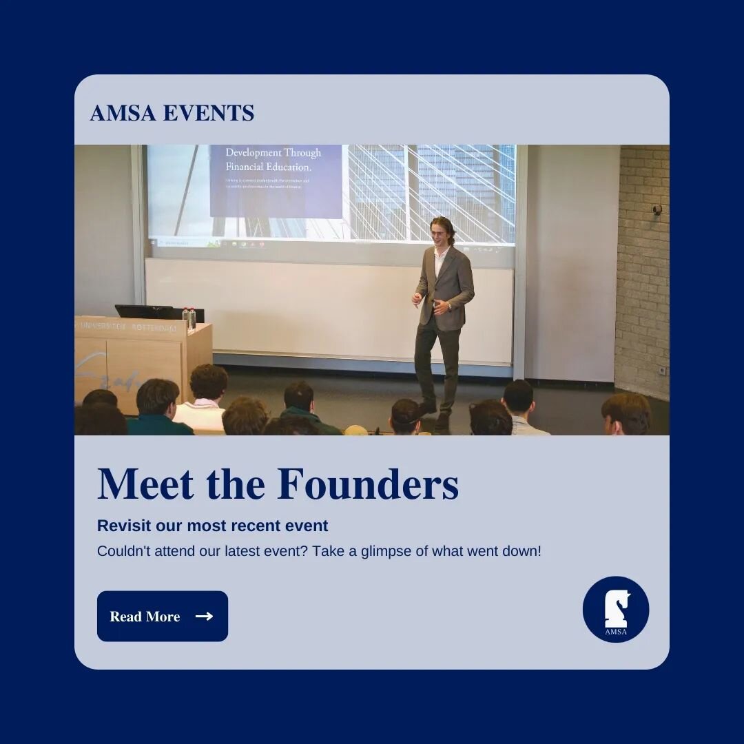 We would like to thank all the attendees and inspiring speakers who made &quot;Meet the Founders&quot; an unforgettable event!

Just two weeks ago, we had the privilege of showcasing three remarkable startups, each fueled by a distinctive vision and 