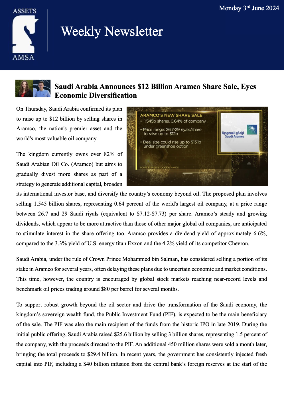 AMSA Newsletter #8