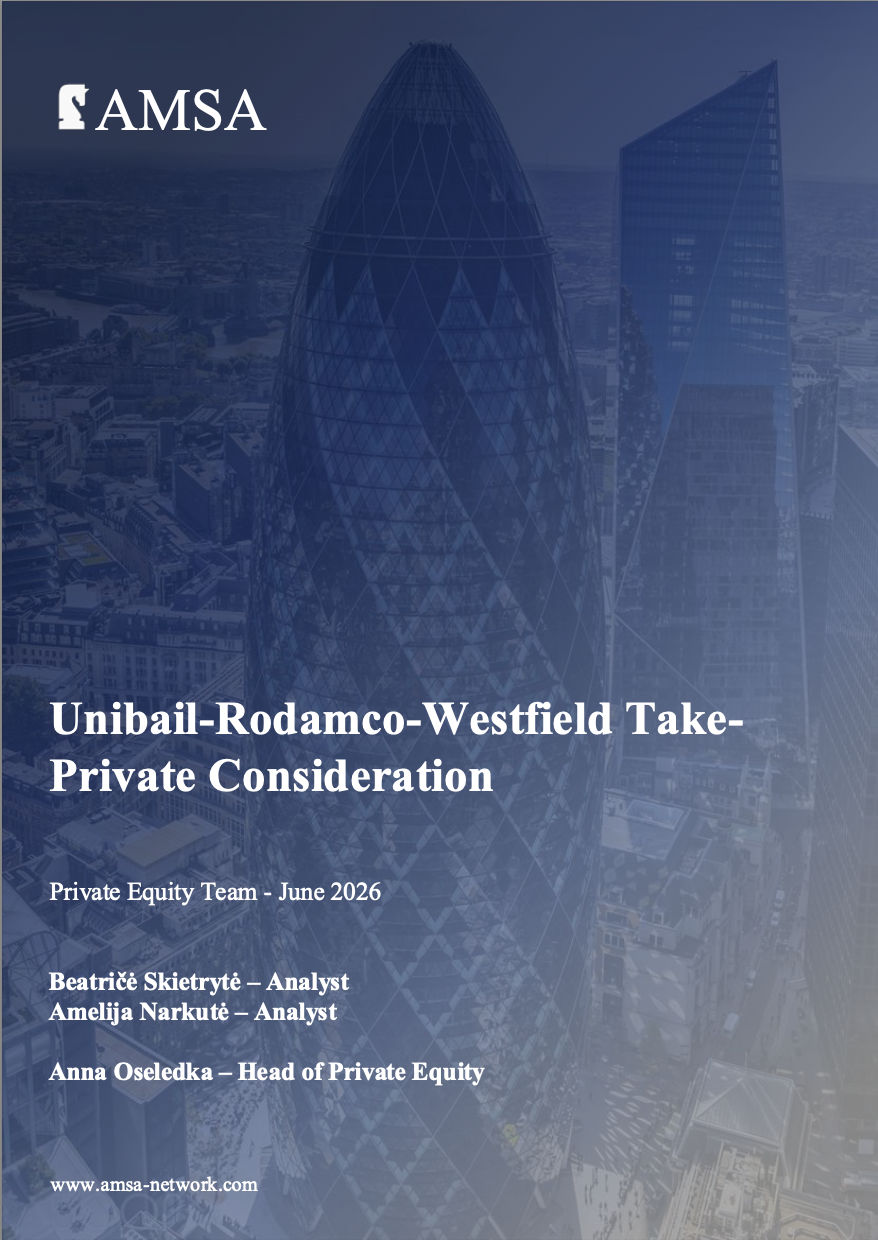 Unibail-Rodamco-Westfield Take-Private Consideration