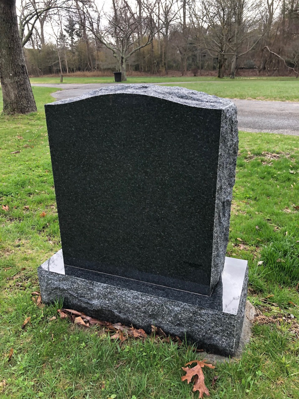 black granite headstones