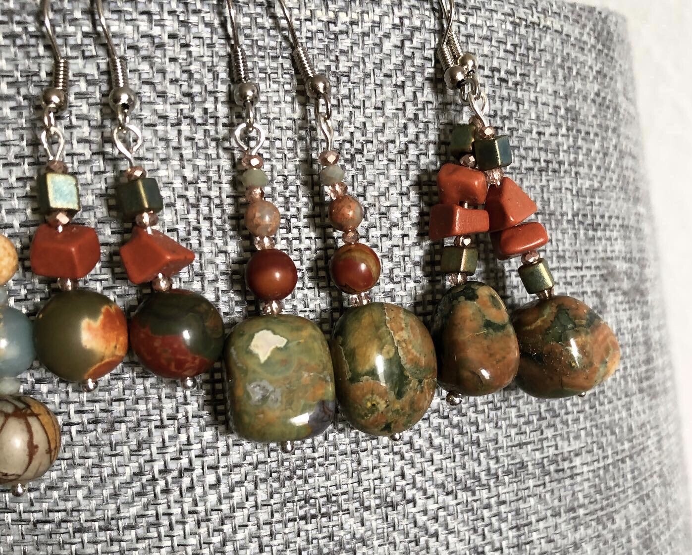 Jasper earrings