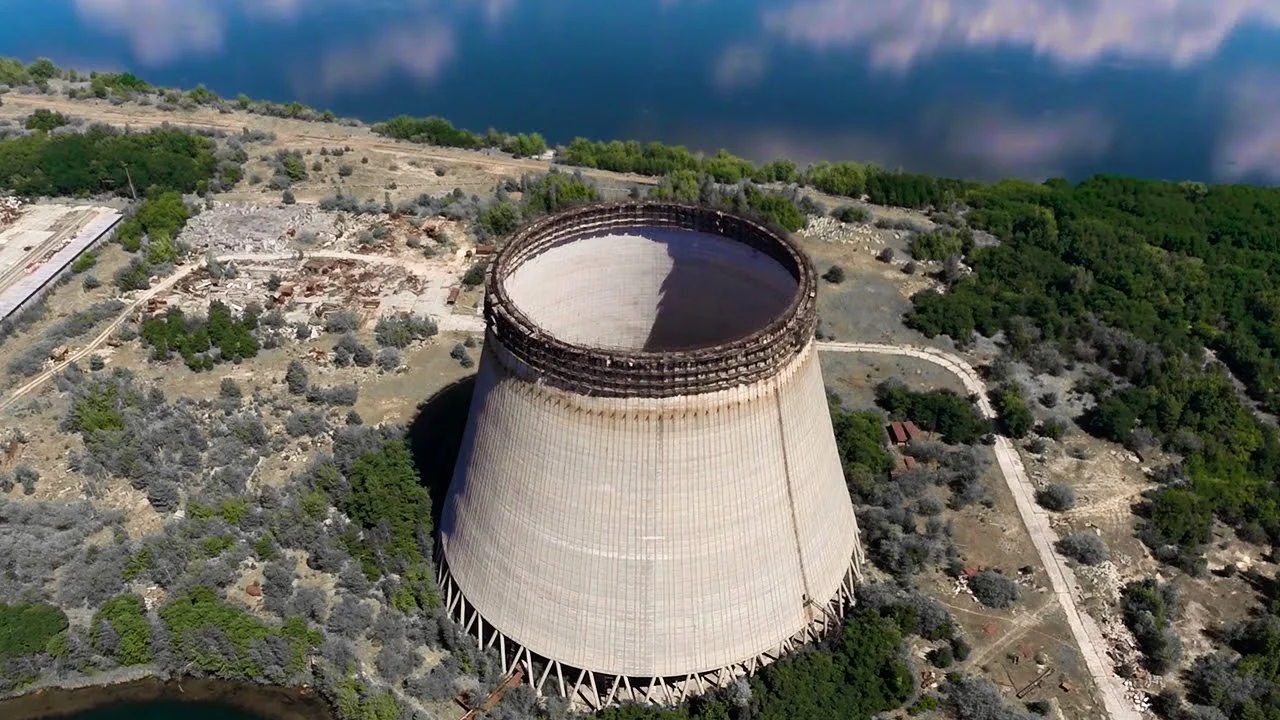 1,000 ft AGL over Chernobyl Cooling Towers