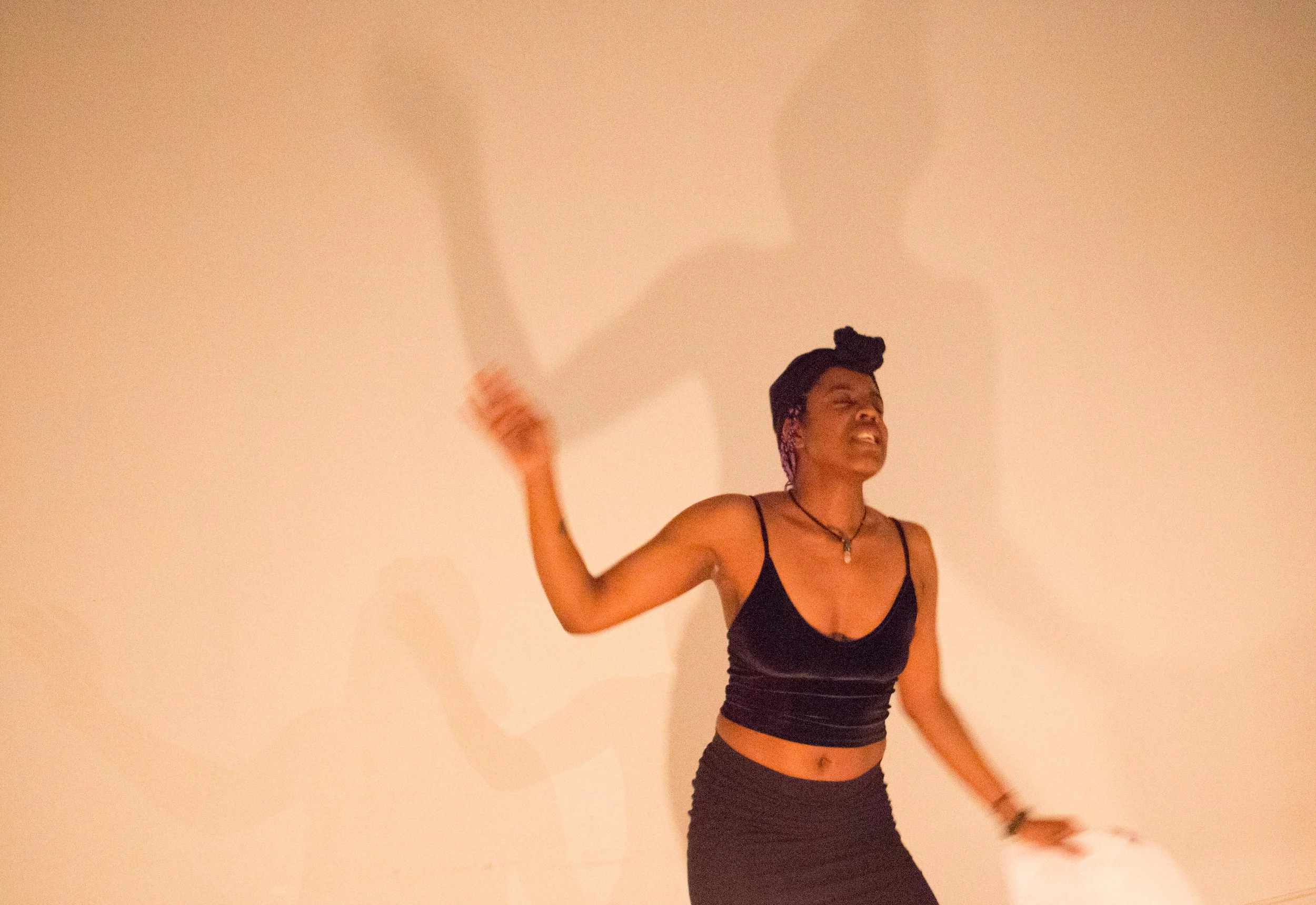 by elizabeth farinango solo theatre show at Watah Theatre (June, 2017)