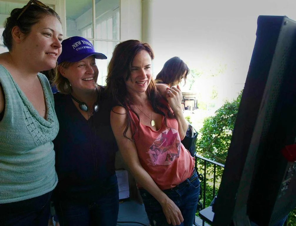 Writer Amy Lowe Starbin (SCA), director Jen McGowan (SCA) and Oscar-nominated actress Juliette Lewis, star of "Kelly & Cal"