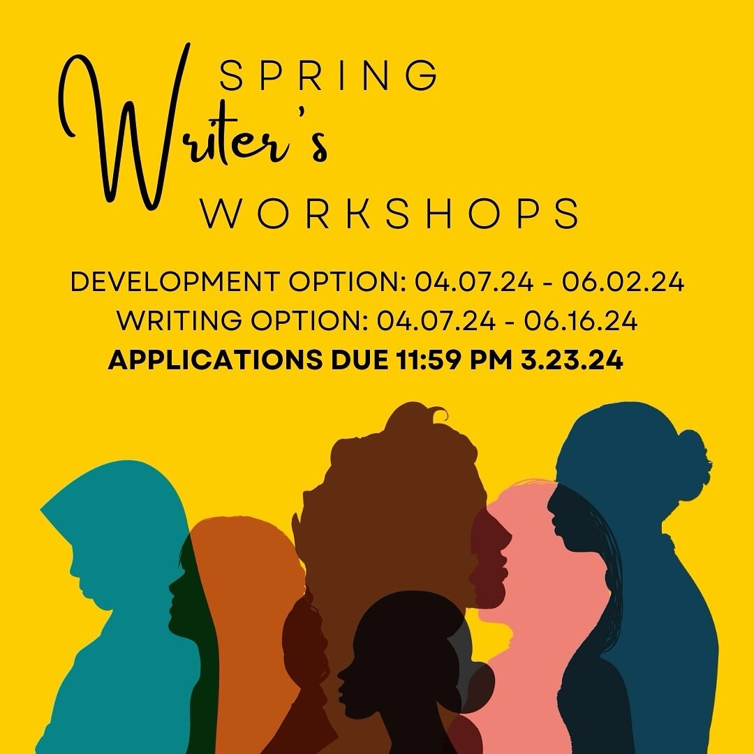 Calling our writers 🗣️ The applications for spring workshops are OPEN! 

Apply for one of four workshops - development group will leave you with a finished outline for a script, while writing option will leave you with a finished draft of a script. 