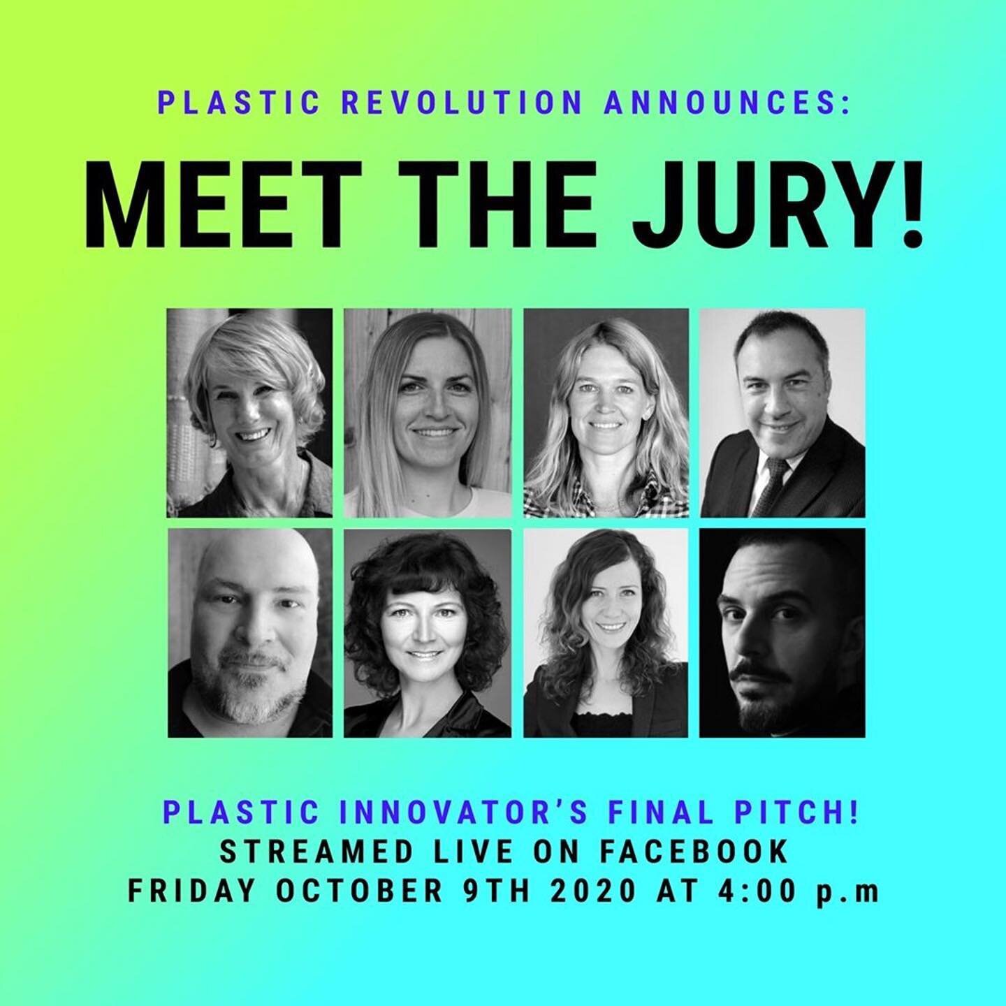 I&rsquo;m honored to be part of the Plastic Revolution jury! Can&rsquo;t wait to hear the final pitches today and applause the price holder! 🏆 The pitch session is public and will present the best ideas to solve the plastic problem submitted during 