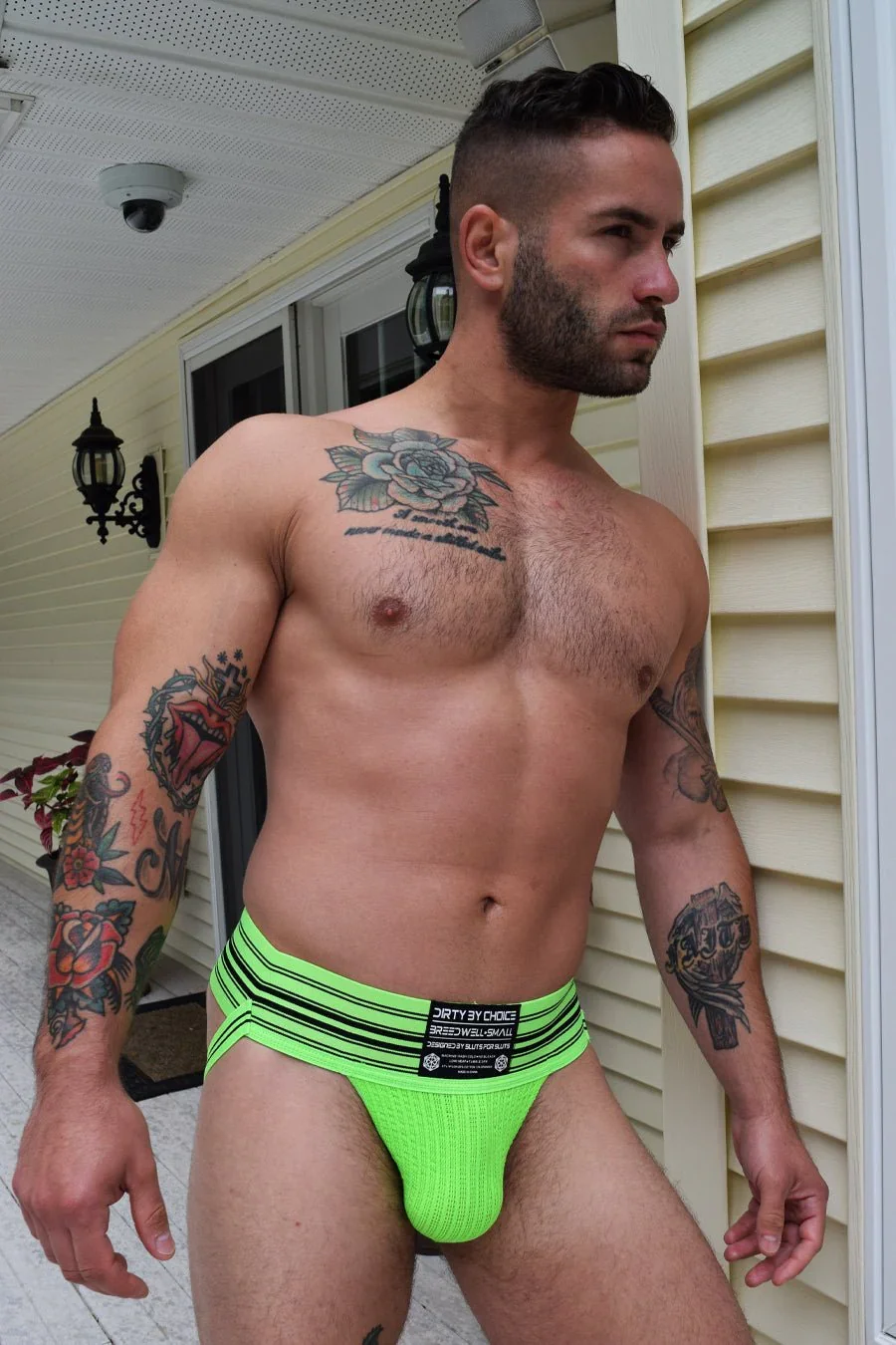 Cumdump Jockstrap - Neon Green