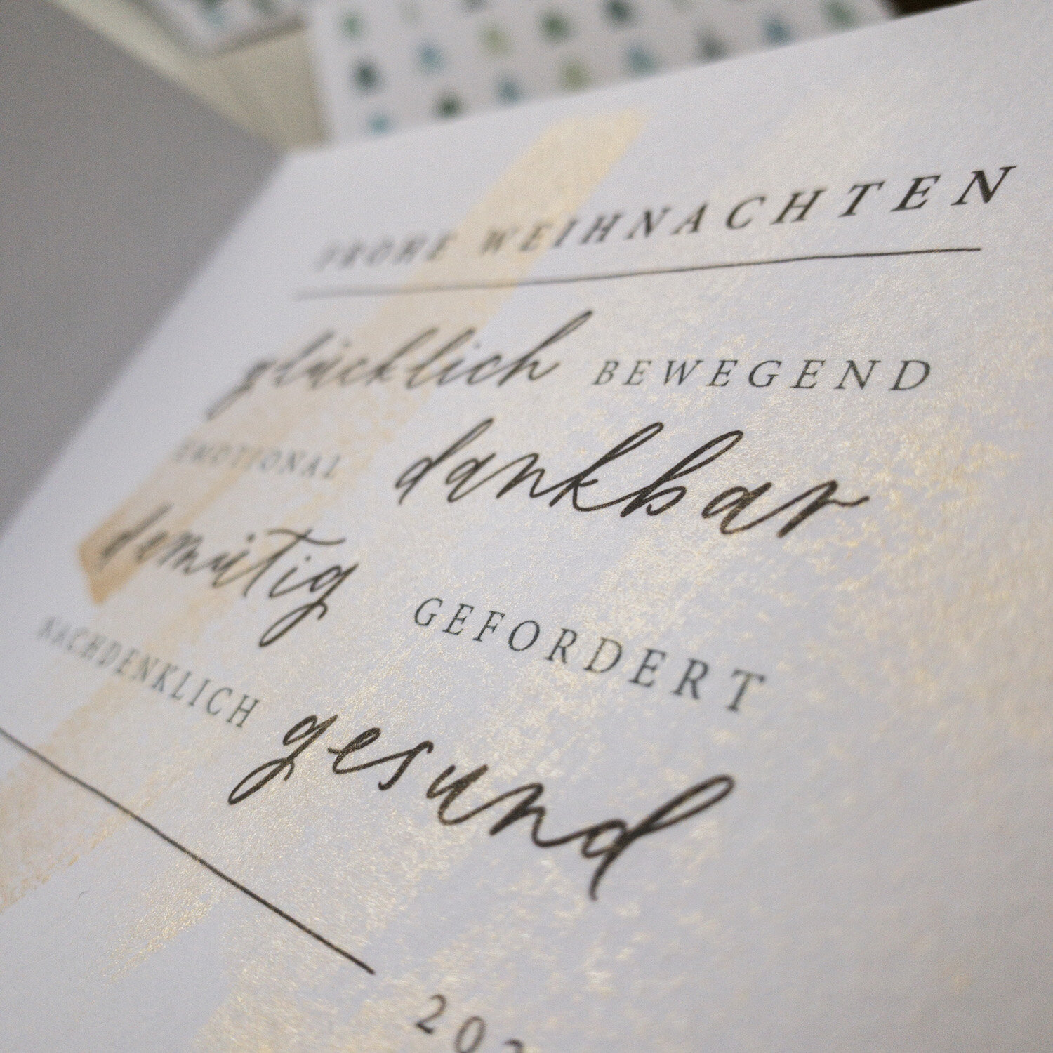 Handlettering Karte © Sabine Giger