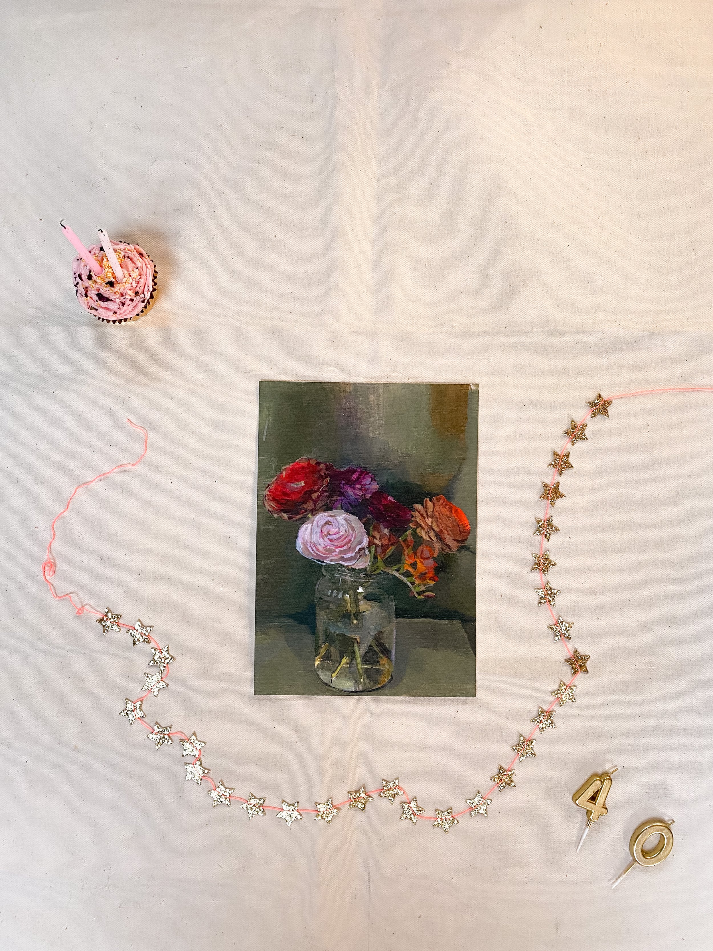 Ranunculus flower fine art giclée print for gallery wall.