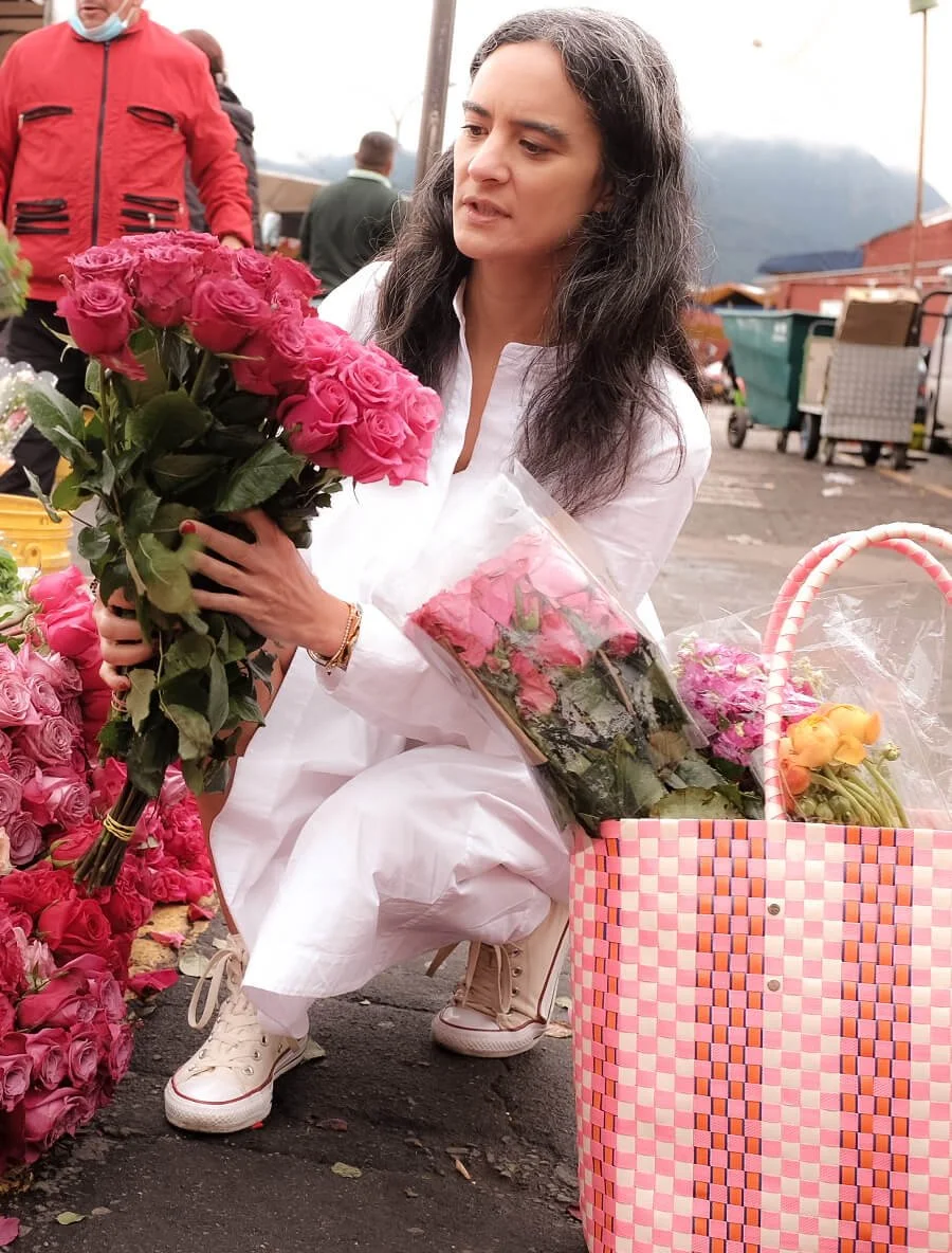 Freny Green Artist | Travel | Blog | Colombia | Bogota | Paloquemao | Flower market 