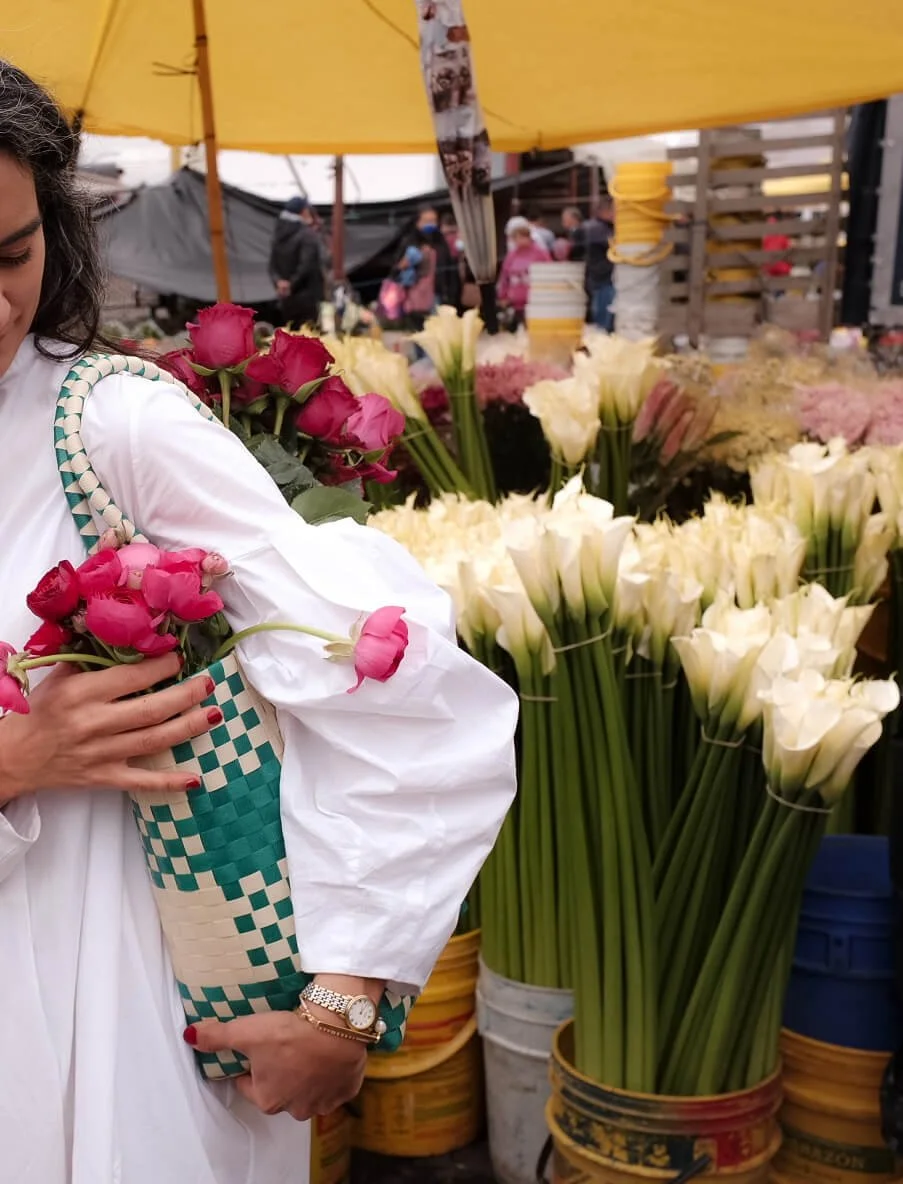 Freny Green Artist | Travel | Blog | Colombia | Bogota | Paloquemao | Flower market 