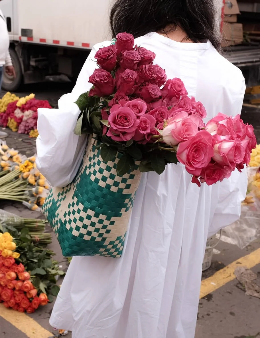 Paloquemao flower market, Bogota 